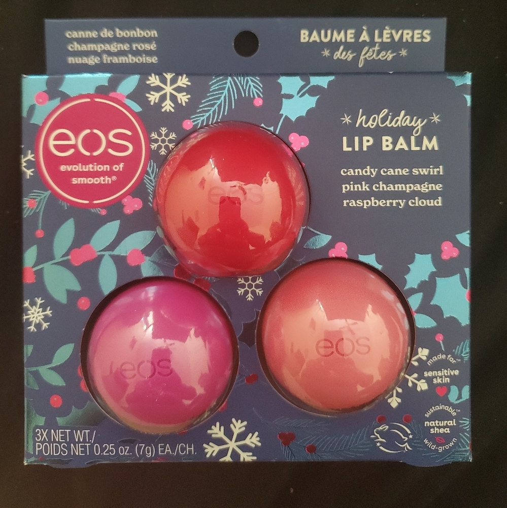 eos Holiday Lip Balm Trio